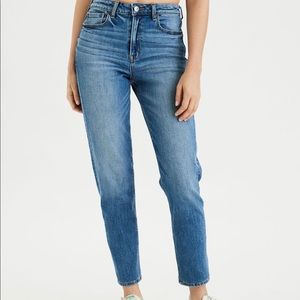 American eagle mom jeans stretch